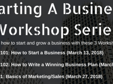 "Starting a Business" Workshop Series