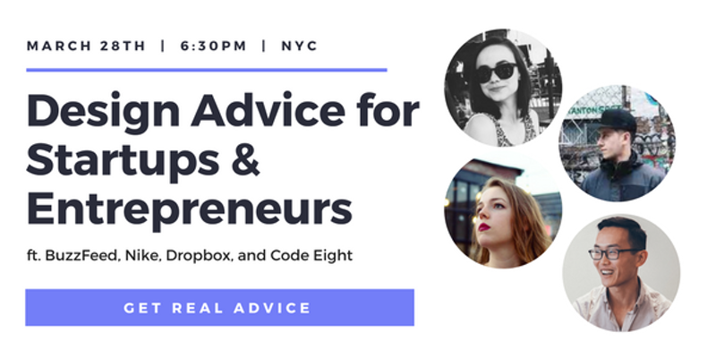 Design Advice for Startups & Entrepreneurs