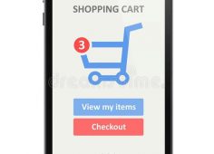 Mobile apps used in e-commerce