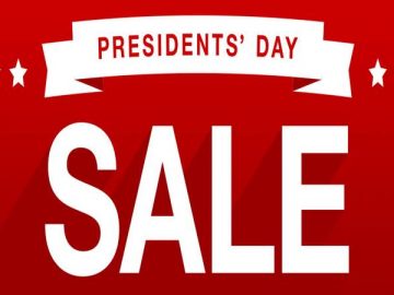 Presidents day to receive record sales