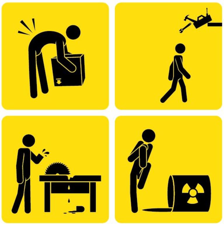 Prevent injuries at the work place